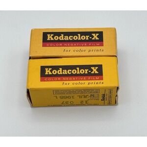 Vintage Kodak Kodacolor-X CX 127 Color Negative Film Exp 1965/ 1967 Lot of 2